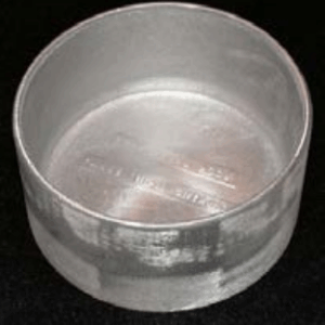 cast aluminum water bowl (5")