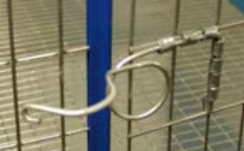 wire spring door lock (right)